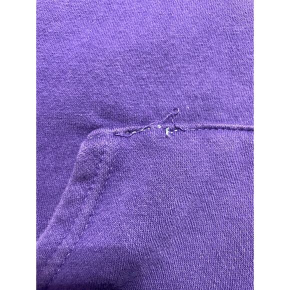 NFL Team Apparel Baltimore Ravens Football Hoodie Purple ESTIMATED SIZE flaw - Picture 10 of 10